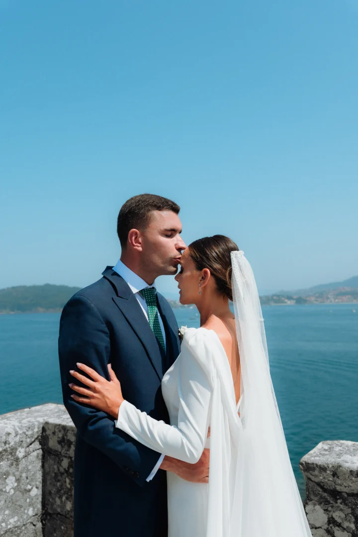 Fotografía de boda en el Hotel Parador de Baiona, Vigo